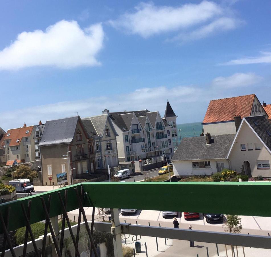 Vue Mer L'Aiglon T2 Balcon Parking Prive Wimereux Exterior foto