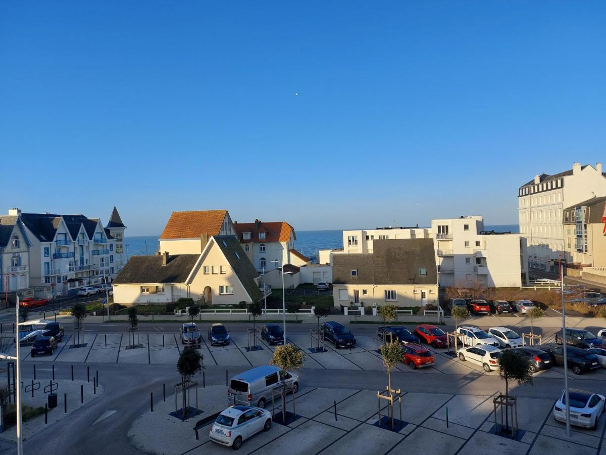 Vue Mer L'Aiglon T2 Balcon Parking Prive Wimereux Exterior foto